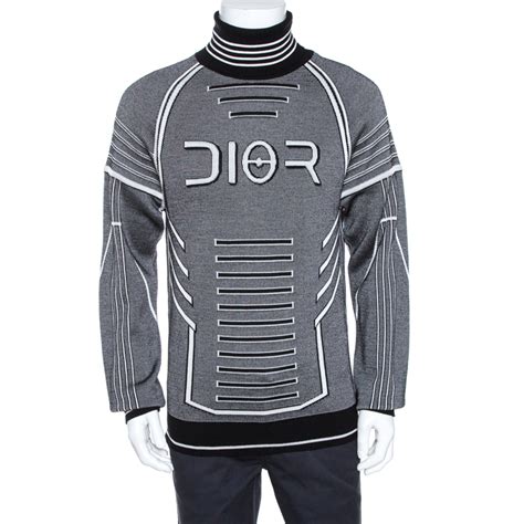 dior sorayama sweater|Technical wool turtleneck sweater, DIOR AND SORAYAMA .